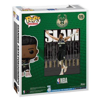 Giannis Antetokounmpo NBA Cover Slam magazine POP! Basketball Figure 9 cm - 15