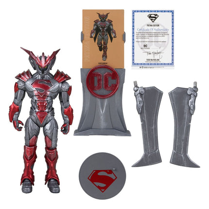 Superman Unchained Armor (Patina Edition) (Gold Label) DC Multiverse Action Figure 18 cm